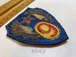 ORIGINAL WWII US Army 9th Air Force Bullion Patch