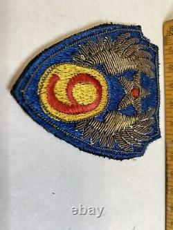 ORIGINAL WWII US Army 9th Air Force Bullion Patch