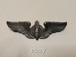 ORIGINAL WWII US Army Air Corps 3 Bombardier Wings 925 Sterling Silver