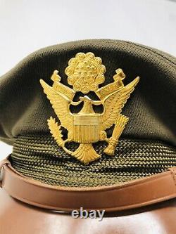 ORIGINAL WWII US Army Air Corps Bancroft Flighter Crusher Cap EXCELLENT Size 7