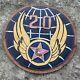 ORIGINAL WWII WW2 US 20th AAF Army Air Corps Leather Patch Nice Condition