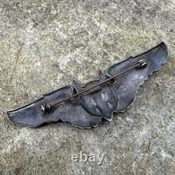 ORIGINAL WWII WW2 US Army Air Corps AAF 3-Inch Sterling Aerial Gunner Wing
