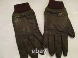 ORIGINAL WW II U. S. Army Air Forces Pilot's Leather Flight Gloves