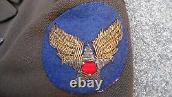 Old US Army Air Forces WW2 era Officers Ike Jacket Dress Uniform Jacket USED