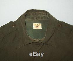 Old Vtg WWII Ca 1940s Original AAF Army Air Force Chocolate Shirt Flyers Officer