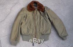 Old WW2 era USAAF Army Air Forces Pilot's Flight Jacket Type B-5A size 38 USED