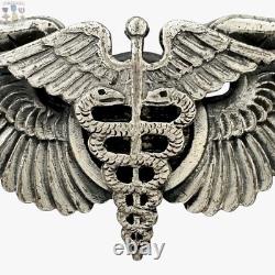 Orber Flight Surgeon Wings Wwii U. S. Army Air Corps 3 Size Sterling #396