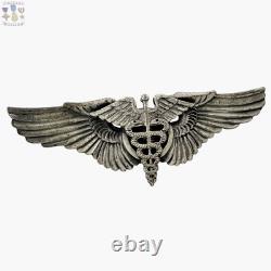 Orber Flight Surgeon Wings Wwii U. S. Army Air Corps 3 Size Sterling #396
