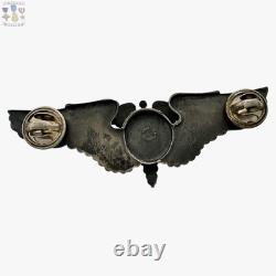 Orber Flight Surgeon Wings Wwii U. S. Army Air Corps 3 Size Sterling #396