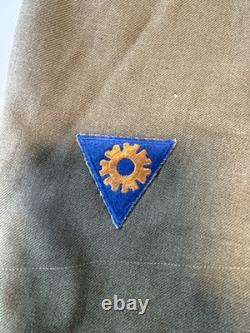 Org WWII US Army Air Forces Staff Sergeant Service Coat Named Twete 39R AAF