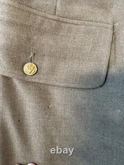 Org WWII US Army Air Forces Staff Sergeant Service Coat Named Twete 39R AAF