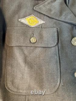 Org WWII US Army Air Forces Staff Sergeant Service Coat Named Twete 39R AAF