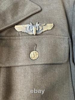 Org WWII US Army Air Forces Staff Sergeant Service Coat Named Twete 39R AAF