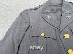 Original 1930 Pre-WWII Army Air Corps Aviation Cadet Slate Blue Uniform Jacket