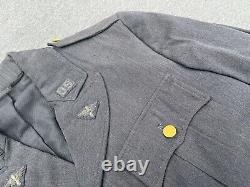 Original 1930 Pre-WWII Army Air Corps Aviation Cadet Slate Blue Uniform Jacket