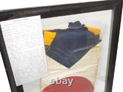 Original 1932 US Army Air Corps NAMED Piece of Crashed Airplane & History