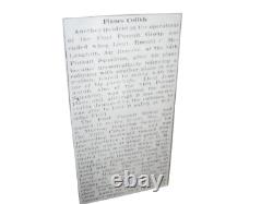 Original 1932 US Army Air Corps NAMED Piece of Crashed Airplane & History