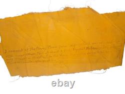 Original 1932 US Army Air Corps NAMED Piece of Crashed Airplane & History