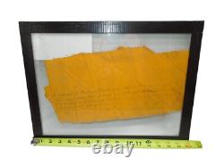 Original 1932 US Army Air Corps NAMED Piece of Crashed Airplane & History