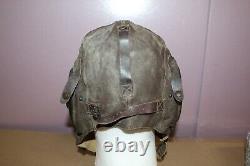 Original 1940's WWII Army Air Force Pilot's Type A-11 Leather Flying Helmet