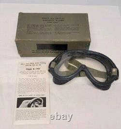 Original 1944 WWII Polaroid U. S. Army Air Force M-1944 Goggles in Box, 74-G-77