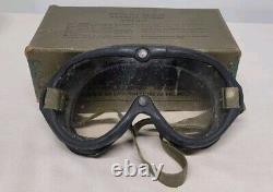 Original 1944 WWII Polaroid U. S. Army Air Force M-1944 Goggles in Box, 74-G-77