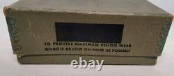 Original 1944 WWII Polaroid U. S. Army Air Force M-1944 Goggles in Box, 74-G-77