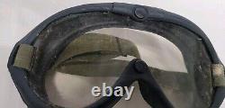 Original 1944 WWII Polaroid U. S. Army Air Force M-1944 Goggles in Box, 74-G-77
