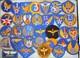 Original Collection of WWII US Army Air Force Cut Edge Patches Lot