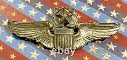 Original Early/Pre WWII US Army Air Corps/Forces COMMAND Pilot Wings Wing Meyer