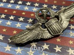 Original Early/Pre WWII US Army Air Corps/Forces COMMAND Pilot Wings Wing Meyer