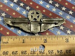 Original Early/Pre WWII US Army Air Corps/Forces COMMAND Pilot Wings Wing Meyer