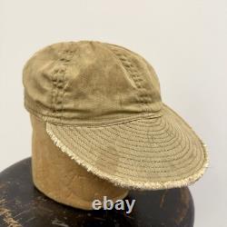 Original Early WWII US Army Air Corps A-3 Mechanics Cap Hat