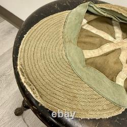 Original Early WWII US Army Air Corps A-3 Mechanics Cap Hat