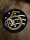 Original Large 4.5 WWII 5th Army Air Corps Felt Jacket Patch