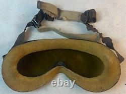 Original Polaroid US Army WW2 Aviation Goggles A. A. F. B-8 Original 1939-45