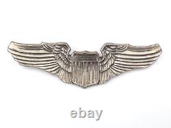 Original Pre-WWII US Army Air Force Pilot 3 Wings AmCraft Snowflake Back