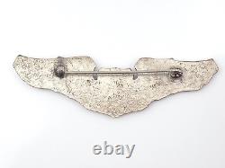 Original Pre-WWII US Army Air Force Pilot 3 Wings AmCraft Snowflake Back