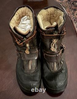 Original Rare 1942 WW2 USAAF Army Air Corps A6 Flight Boots + Heated Inserts