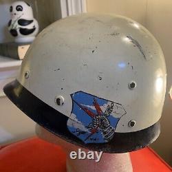 Original Strategic Air Command WWII US Army M-1 Helmet Liner Named