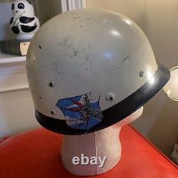 Original Strategic Air Command WWII US Army M-1 Helmet Liner Named