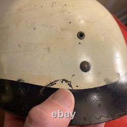 Original Strategic Air Command WWII US Army M-1 Helmet Liner Named