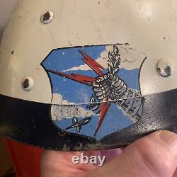 Original Strategic Air Command WWII US Army M-1 Helmet Liner Named