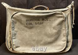 Original US Army Air Force B-4 Colonels Garment Bag Suitcase Good Shape