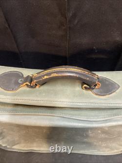 Original US Army Air Force B-4 Colonels Garment Bag Suitcase Good Shape
