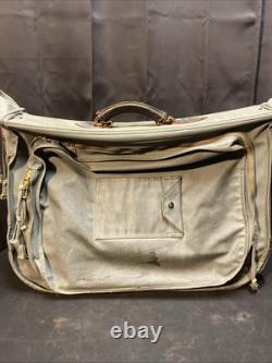 Original US Army Air Force B-4 Colonels Garment Bag Suitcase Good Shape
