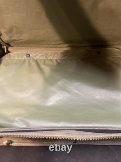 Original US Army Air Force B-4 Colonels Garment Bag Suitcase Good Shape