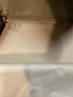 Original US Army Air Force B-4 Colonels Garment Bag Suitcase Good Shape