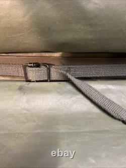 Original US Army Air Force B-4 Colonels Garment Bag Suitcase Good Shape