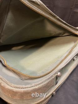 Original US Army Air Force B-4 Colonels Garment Bag Suitcase Good Shape